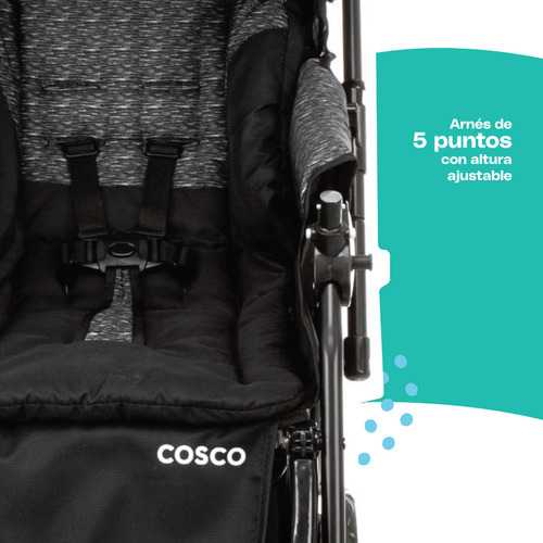 Carriola Cosco Reverse Color Negro Color Del Chasis Negro