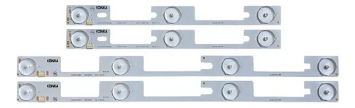 Kit Barra Led 32l2400 Dl3253i Dl3245 tv 32" comprimento 30.7cm