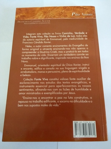 Imagem 2 de 2 de Livro Pão Nosso Edição Especial Chico Xavier Usado
