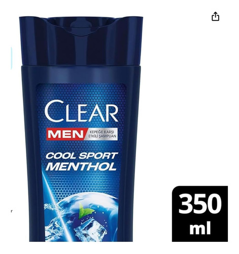 New Clear Men Champú Anticaspa Cool Sport Mentol 350 Genéric