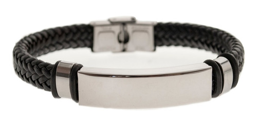 Imagen 2 de 7 de Pulsera Cuero D&k Grabado Personalizado Día Del Padre Ppdk10