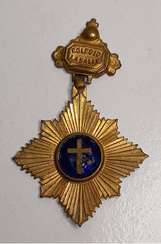 Antigua Medalla Condecoracion Colegio La Salle