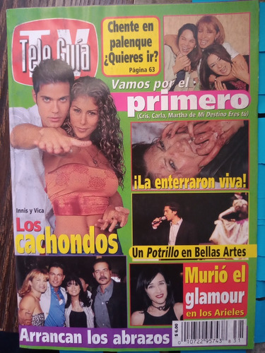 Veronica Castro En Revista Teleguia Silvia Derbez, Año 2000