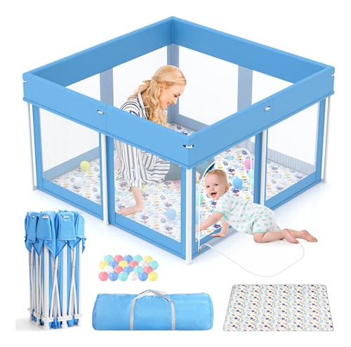 Playpen De Bebé Plegable Xl (50  × 50 ), Plazard Portátil Co