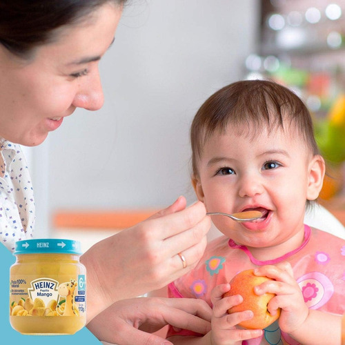 Papilla Para Bebe 6+ Sabor A Mango 113g Heinz