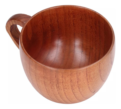 Taza De Agua Big Belly De Madera, 200 Ml, Simple