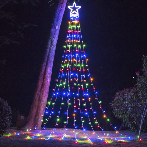 Qulist Luces De Estrella Para Decoración De Navidad Al Air.