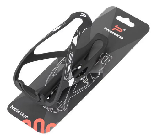 Porta Caramañola Plástico P/botellas Promend Shj-25207 Color Negro/blanco