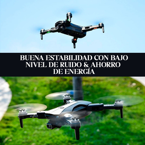 Drone Camara K80 Pro Control Remoto Pantalla 4k Gps Luces Naranja