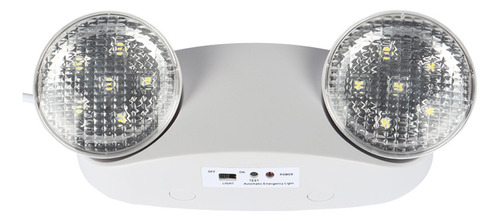 Luz De Emergencia Led Giratoria Con Batería, Luz De Doble Ca