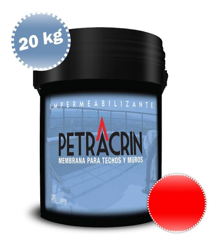 Imagen 2 de 8 de Membrana En Pasta Elástomerica Techo Rojo 20 Kg