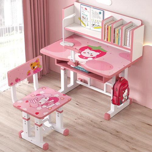 Lazydot Juego De Escritorio Y Silla Para Niños, Escritorio De Estudio Para Niños De Altura Ajustable Escritorio De Lectura Ergonómico Con Cajón Para El Hogar De Los Niños Con Cajón Pour Enfants