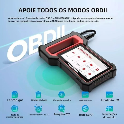 Scanner Thinkcar Plus S4 Obd2 Ajuste Af Abs Super Promoção