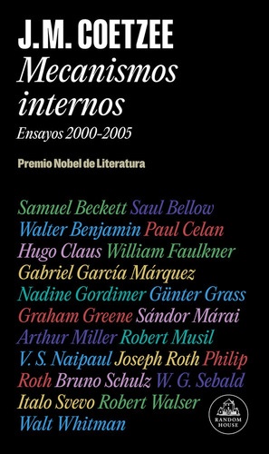 Mecanismos Internos, De Coetzee, J. M.. Editorial Literatura Random House, Tapa Blanda En Español
