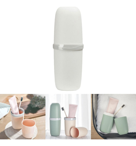 3 Taza De Cepillo De Dientes De Viaje Soporte De Protección