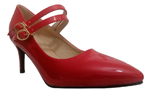 Imagen 2 de 2 de Zapato De Mujer Pg765-7 Rojo