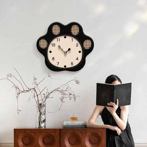 Reloj De Pared Colgante, Decoración Del Hogar, Adorno Negro