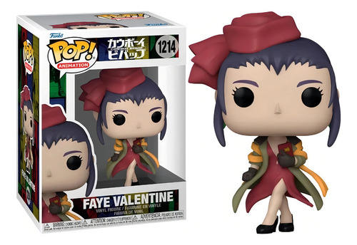 Funko Pop Faye Valentine 1214 Cowboy Bebop Cain Kuga