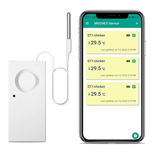 Alarma De Congelador Audible Local St7, Sensor De Tempe...