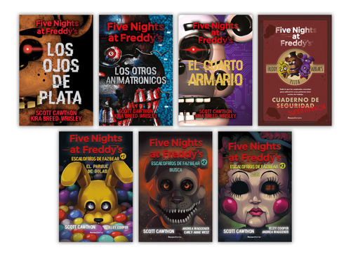 Pack Five Nights At Freddy's - Colección Completa (7 Libros)