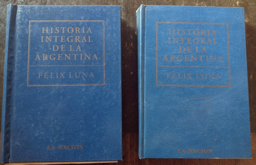 Historia Integral De La Argentina De Félix Luna Tomo I Y Ii (Usado)