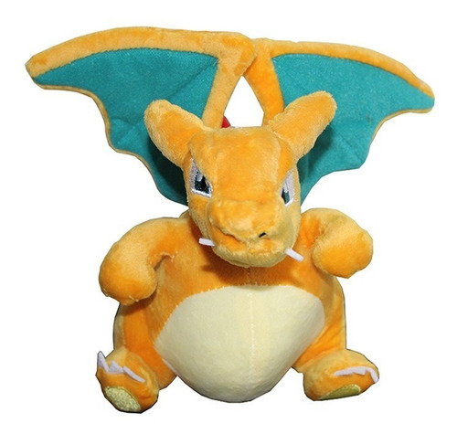 Imagem 2 de 6 de Pelúcia Do Pokemon Charizard Importada 18 Cm