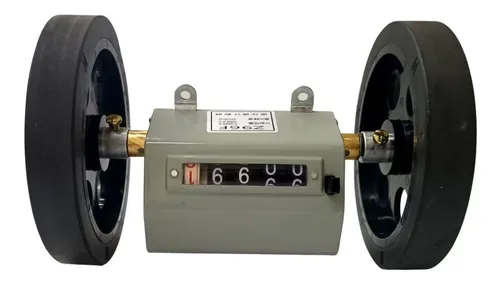 Contador Desplazamiento Mecánico Z96-F - Mide Longitud De Telas, Plásticos, Cuero (Rango 0-9999.9)