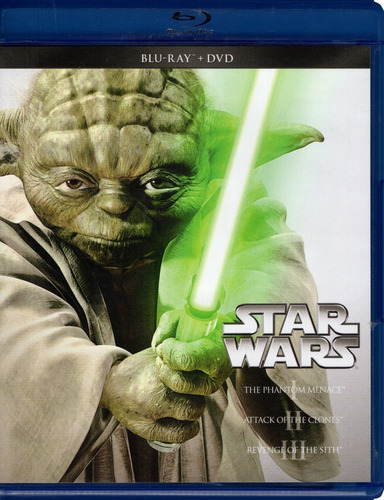 Star Wars Trilogia Episodios 1 2 3 Combo Blu-ray + Dvd