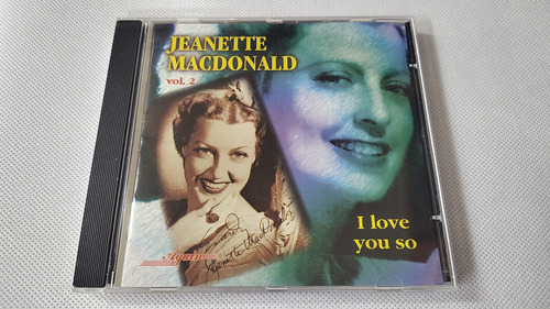 Cd Jeanette Macdonald I Love You So Vol.2 Original 