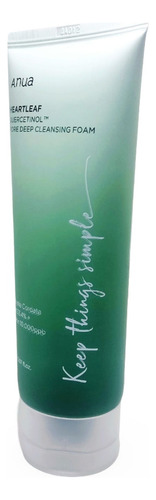 Anua Heartleaf Quercetinol Pore Deep Cleansing Foam 150 Ml M Todo Tipo De Piel Día
