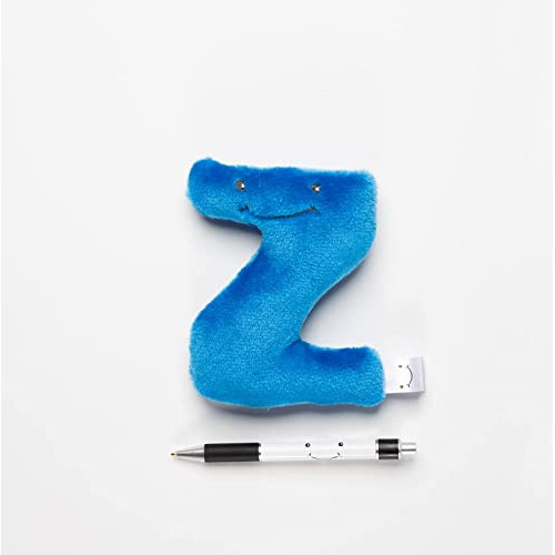 Alphapals Educational Plush Letter Z - Peacock Blue 4  Stuff