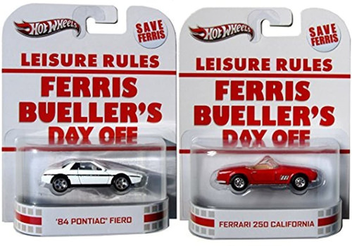 Hot Wheels, Set Retro Ferrari 250 & Pontiac Fiero