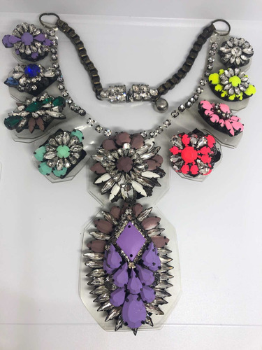 Collar De Cristales Para Vestido De Noche