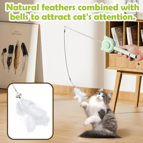 Juguete Interactivo 5 En 1 Para Gatos Con Luz