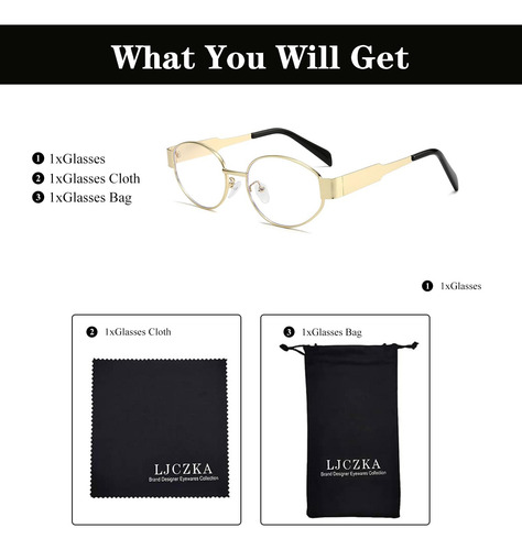 Ljczka Gafas De Sol Ovaladas Retro Para Mujeres Y Hombres, G