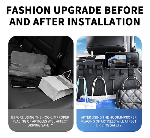 Qipai Gancho Universal C Para Asiento Y Respaldo Para