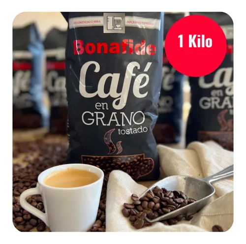 Cafe En Grano O Molido Bonafide Sin Azúcar Para Expresso 1kg