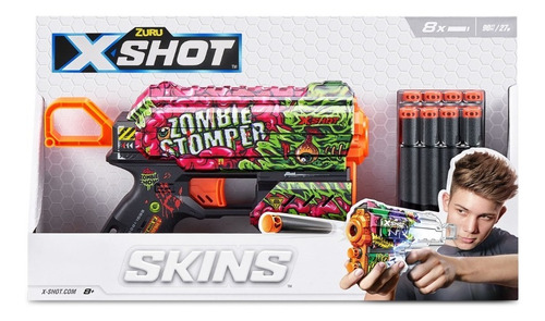 Imagen 4 de 6 de Pistola Lanza Dardos X-shot Zuru Skins Flux Diseños Graffiti