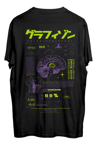 Remera Telekinesis Estilo Japanese Art  Grafizona®