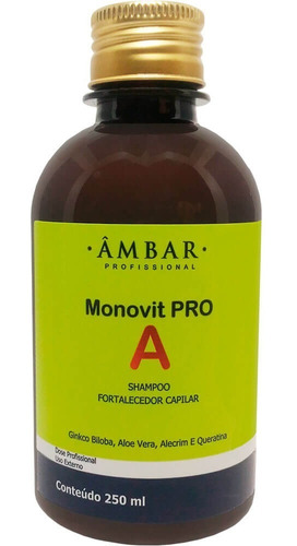 Imagem 1 de 1 de Shampoo Monovit Pro (vitamina A) 250ml