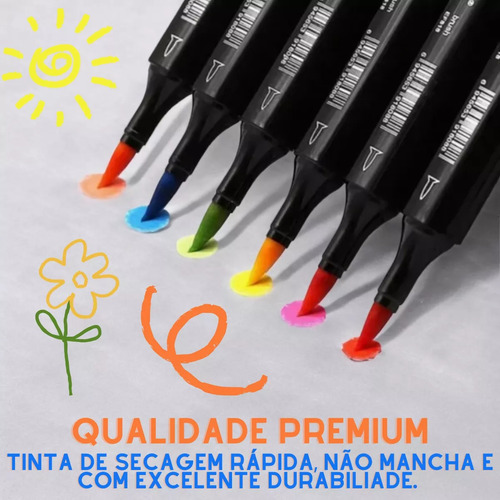Marcador Touch Bobbie Dupla Ponta Artístico 262 Cores