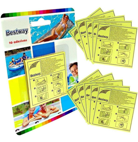 Parches De Reparación Para Piscinas Y Colchones Inflables 10 Transparente