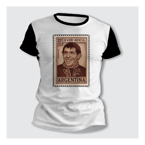 Remeras De Borges En Estampilla Adultos Estampadas - 7814