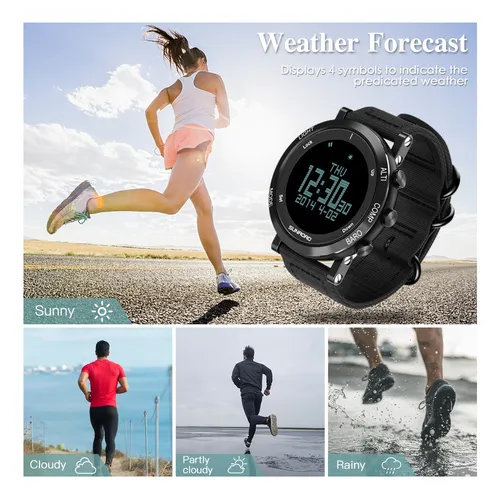 Reloj con brujula altimetro y barometro hotsell