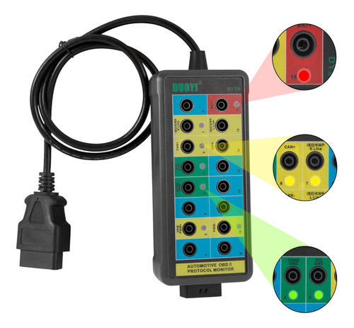 Obdii Caja De Ruptura Y Detector De Protocolo Obdii Para Det