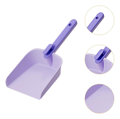 Cuchara Para Arena Para Gatos, Caja De Arena, Púrpura