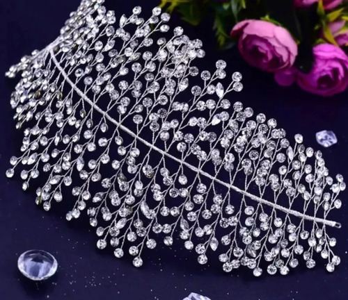 T Tiara Diadema Corona Adorno Para Cabello Boda Novia