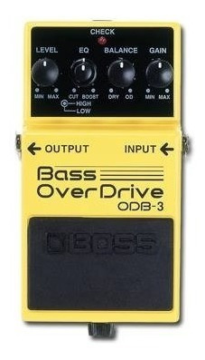 Pedal Boss Odb3 Bass Overdrive Para Bajo