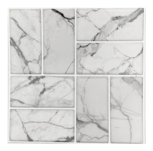 Vinilos 3d Autoadhesivos Cerámicos Muresco | Modelos Color Mármol Carrara - 16661