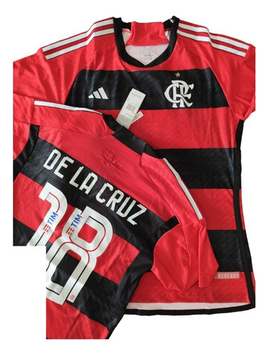 Camiseta De De La Cruz En Flamengo adidas Talle Xl